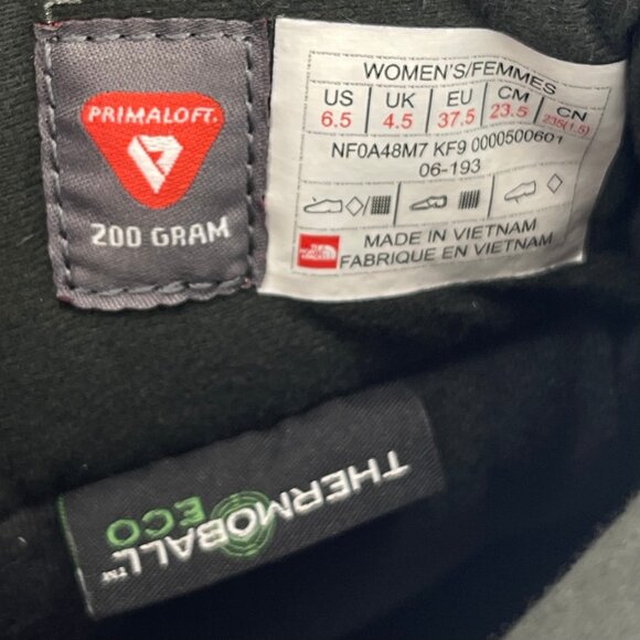 The North Face Yukonia Shiny Iridescent Womens Sz. 6.5 Insulated Snow Boots - Picture 13 of 13